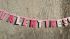 Valentine's Day Banner Bunting Decoration - 180cm - Pink