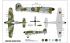 Hawker Typhoon IB Aeroplane - Scale 1:72 Model Kit Medium Starter Set - Airfix - A55208