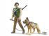 Forester Worker Figure & Dog - Bruder 62660 Scale 1:16