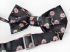 Christmas Santa Black Bowtie - Boxed - Snazzy Santa