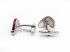 Christmas Santa Hat Cufflinks - Boxed - Snazzy Santa