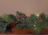 Christmas LED Robin Mixed Pine & Berry Garland 180cm - Artificial - Sage Decor