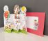 2nd Birthday Card - Girl Boy Kids - Dogs 3 Fold Glitter Die-cut Whippersnappers