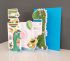 5th Birthday Card - Boy Kids - Dinosaur - 3 Fold Glitter Die-cut - Whippersnappers