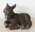 Donkey Baby - Laying Lifelike Ornament - Indoor or Outdoor - Pet Pal - 2 Colours Vivid Arts
