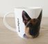 German Shepherd Alsatian Dog or Puppy Mug - Dog Lovers Gift - 2 Designs