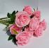 Pink Rose Artificial Flower - 63cm - 6 or 12 - PMS