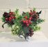 Red Berry Pine Cones Foliage Pick x 3 - 18cm - Sincere Christmas