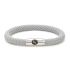 Luna Grey Rope Bracelet Steel Clasp - Boing British 