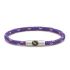 Summer Pudding Purple Rope Bracelet Steel Clasp - Boing