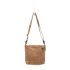 Brown Leather Shoulder Cross Body Handbag
