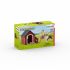 Dog Kennel with Dog & Girl Figure - Schleich - 42376