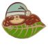 Sloth Just Hanging Around Design Enamel Pin Badge 