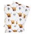 Highland Cow Scottish Wrapping Paper Sheets & Tags - Arty Penguin