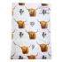 Highland Cow Scottish Wrapping Paper Sheets & Tags - Arty Penguin