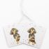 Dachshund Dog Wrapping Paper Sheets & Tags - Arty Penguin