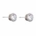 Silver Faux Diamante Stud Earrings - Clayre & Eef