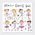 Colouring Book - Girl Kids - Ballerina - Rachel Ellen