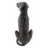 Sitting Dog Black Ornament - Height 28cm - Poly Resin - Clayre & Eef