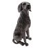 Sitting Dog Black Ornament - Height 40cm - Poly Resin - Clayre & Eef