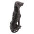 Sitting Dog Black Ornament - Height 40cm - Poly Resin - Clayre & Eef