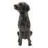 Sitting Dog Black Ornament - Height 40cm - Poly Resin - Clayre & Eef