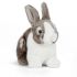 Pet Rabbit Plush Soft Toy - 18cm - Living Nature - 2 Colours