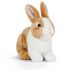 Pet Rabbit Plush Soft Toy - 18cm - Living Nature - 2 Colours