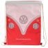 Volkswagen VW T1 Campervan Drawstring Bag - Red