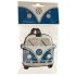 Volkswagen VW T1 Campervan Design Luggage Tag - Blue