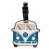 Volkswagen VW T1 Campervan Design Luggage Tag - Blue