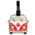 Volkswagen VW T1 Campervan Design Luggage Tag - Red