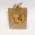 Gift Set - Wooden Wildlife Fox Brooch & Pink Bow Air Freshener