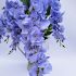 Lilac Wisteria Artificial Flower 7 Stem Bush  - 80cm - Sincere