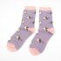 Ladies Robin Bird Socks - Bamboo - Miss Sparrow - 3 Colours