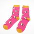 Ladies Robin Bird Socks - Bamboo - Miss Sparrow - 3 Colours