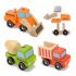 Melissa & Doug Stacking Construction Vehicles Wooden Set