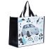 Fiat 500 White Design Recycled Bottles RPET Reusable Shopping Bag