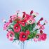 Cosmos Floral Bunch Bouquet Artificial 9 Stem - 4 Colours - Sincere