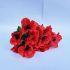 Red Poppy Artificial Flower Bouquet - 18 Flowers - 43cm - Sincere