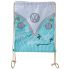 Volkswagen VW T1 Campervan Drawstring Bag - Surf's Up Blue