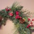 Christmas LED Robin Mixed Pine & Berry Wreath - Artificial - Sage Decor