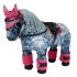 Lemieux Mini Toy Pony Accessories - Watermelon Pink Fleece Bandages - Set of 4