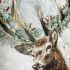 Charity Christmas Card Pack - 6 Cards - Stag Adorn & Admire - Shelter