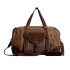 Durington Rail Duffle Weekend Overnight Canvas Brown Bag - S-9355 - Myra