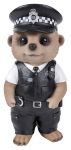 Policeman Baby Meerkat Ornament Gift - Indoor or Outdoor - Fun