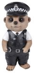 Vivid Arts Policeman Baby Meerkat Ornament Gift - Indoor or Outdoor - Fun