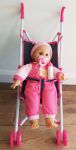Baby Love Doll with Sounds & Pushchair Buggy