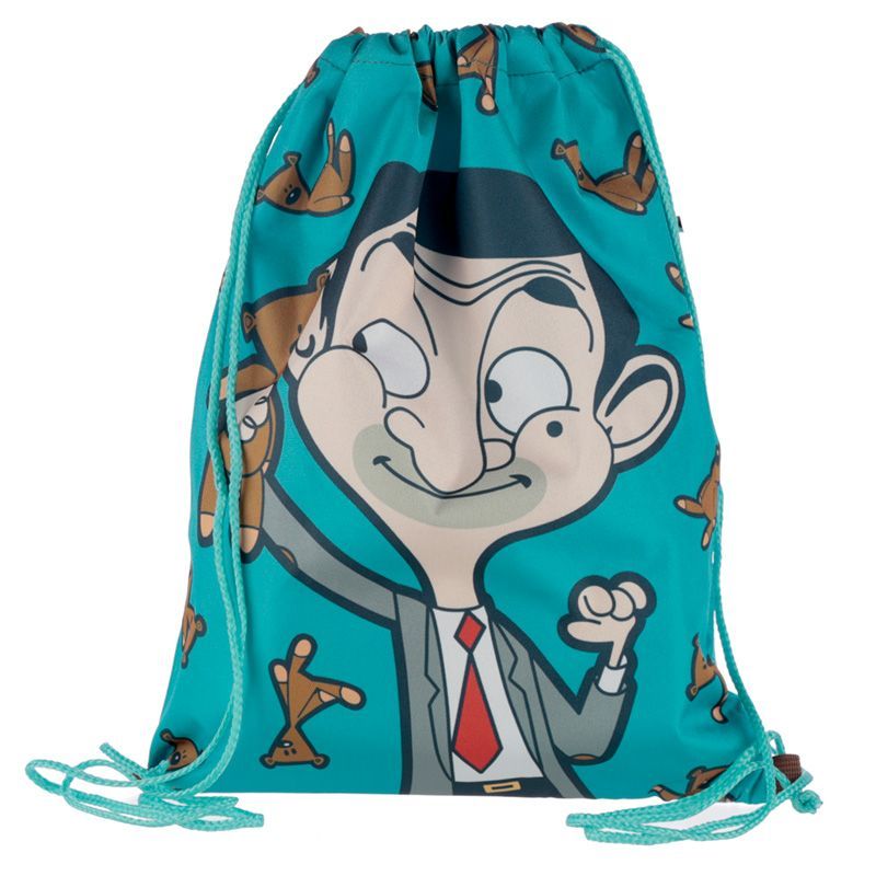 Mr Bean Cartoon Teddy Bear Drawstring Bag | Gift Envy