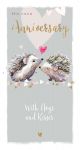 Wedding Anniversary Card - Your - Hedgehog - The Wildlife Ling Design
